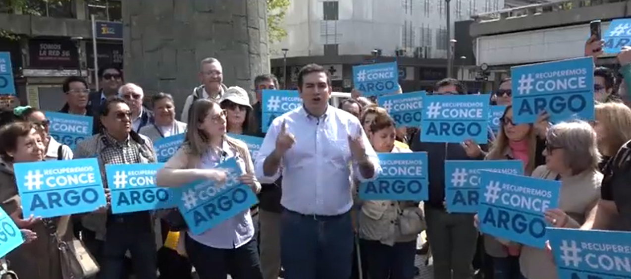 James Argo Candidato a ALcalde con mucha gente
